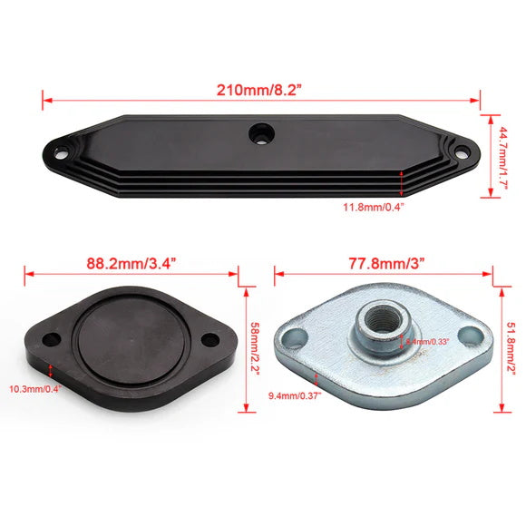 Ford 2011-2019 6.7L Powerstroke Diesel EGR Cooler Delete Kit