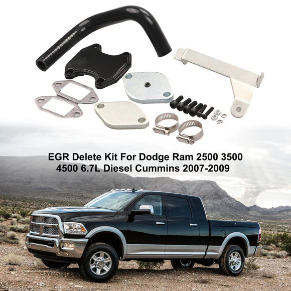 Dodge 2007-2009 Ram 2500 3500 4500 6.7L Diesel Cummins EGR Delete Kit