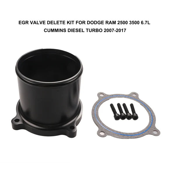 EGR Valve Delete Kit For Dodge 05/2007-2017 Ram 2500 3500 6.7L Cummins Diesel Turbo