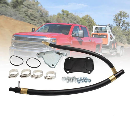Chevrolet 2011-2015 Silverado 2500HD 3500HD 6.6L V8 Duramax Diesel EGR Valve Cooler Delete Kit